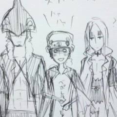 《北新星》ワンピ落書き《雉鳩》