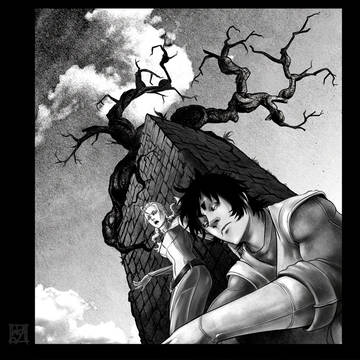 Ayana and Kaan (black and white)