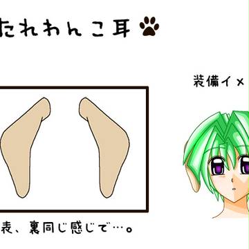 たれわんこ耳