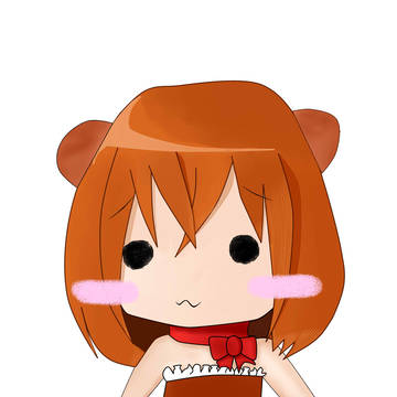 カピバラさん擬人化　女の子(*´ω｀*)♪