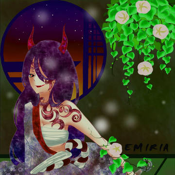 妖しいほどに艶やかな