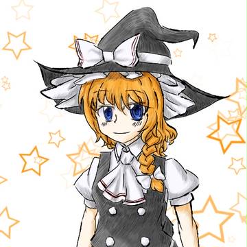 たまには髪短い魔理沙ちゃんも
