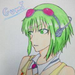 GUMI書いてみた(*^□^*)