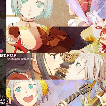 【ボーマス20】4人合作ポストカード企画"語り部Quartet"