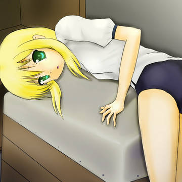 体育倉庫にて