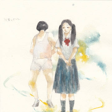 「部活頑張って、よ」