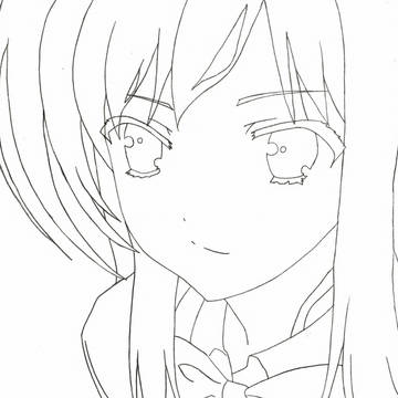 黒雪姫　線画