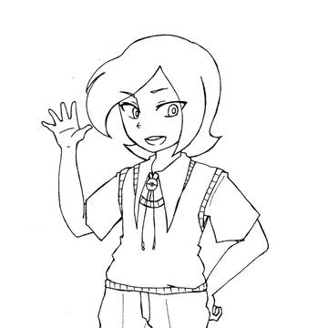 【塗ってもいいのよ】アナログ線画【塗っていただいた】