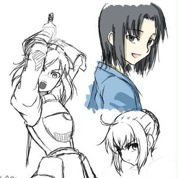 落書きの束
