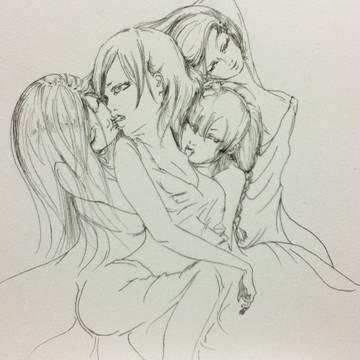 女４人かきましたので！