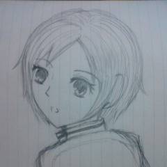 落書き葵ちゃん。