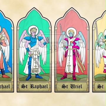 Stained Glass Seraphim