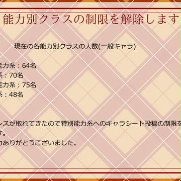 【ぴくあり】能力別クラス【4/26キャプション更新】