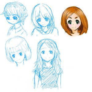 髪の練習＠2
