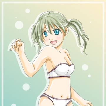 水着の女の子