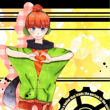 オリキャラにハッピーシンセサイザを踊らせてみた。