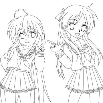 らき☆すた（こなた&かがみ）