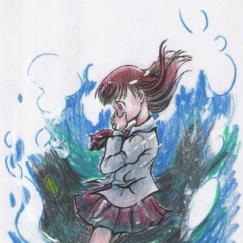 飛び込む