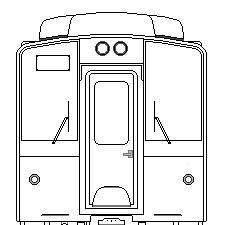 701系風の線画