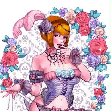 Rose lingerie