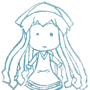 イカ娘を彫ってみた(訂正版)