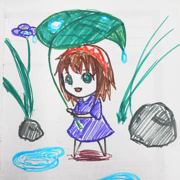 小人少女と雨上がり