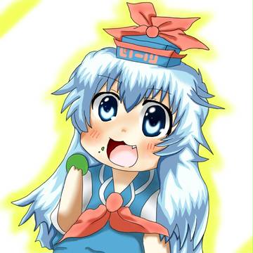 けーねはお菓子を貰って満足しています