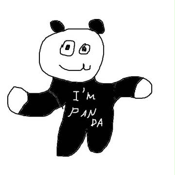 変なパンダ