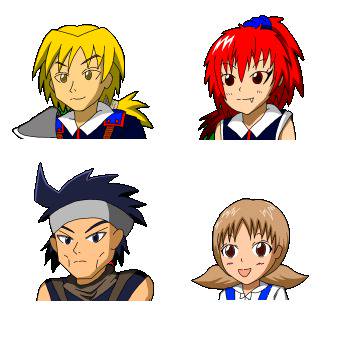 自作ゲームのキャラ顔