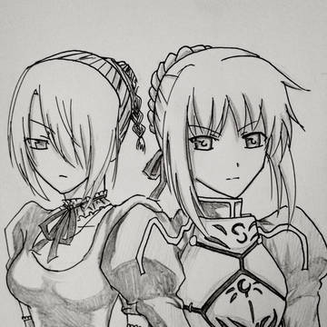 ヒルダとセイバー