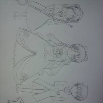 ﾒｲﾄﾞ＆お姫様＆王子様＆教育係(?)＆犬