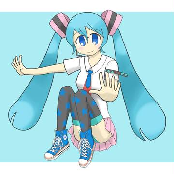 ミク+コンバース