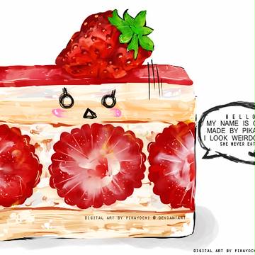 Carries-chan // ソフトケーキ苺