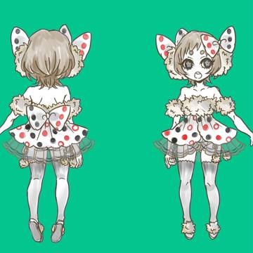 【虫】ぼくのかんがえたアポロウスバちゃん【擬人化】