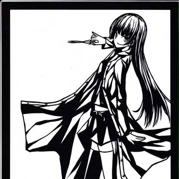 【切り絵】　夏野霧姫