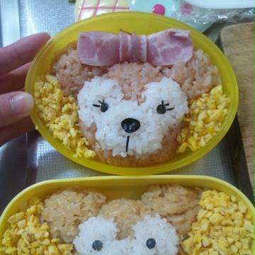 ダッフィー*シェリーメイ*キャラ弁