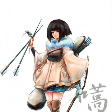 武器を持った少女