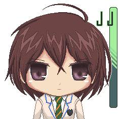 【オメ学】 GIFアニメ JJ