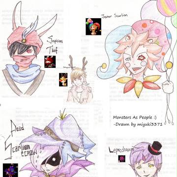 メイプルモンスター擬人化