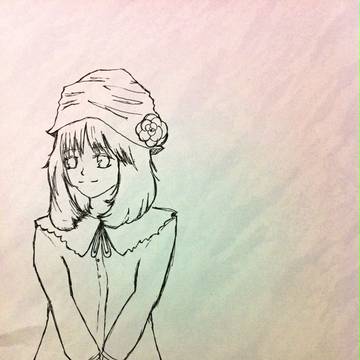 下描き