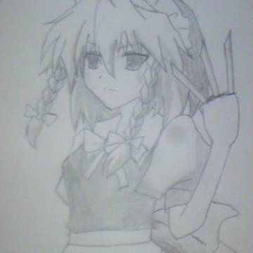 十六夜咲夜 模写