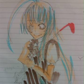 [交換ノートに書いた落書き(*´꒳`*)♥]にゃるこさん！！