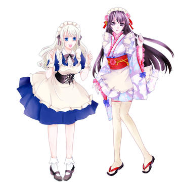 萌え和洋メイドさん