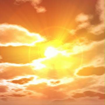 夕日