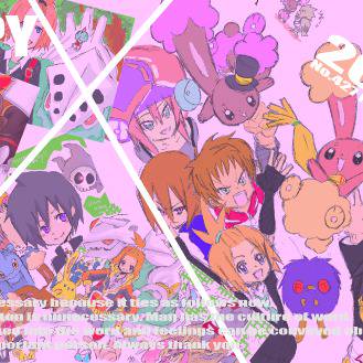 ポケモン2011年年賀状用イラスト　※オリキャラづくしです　