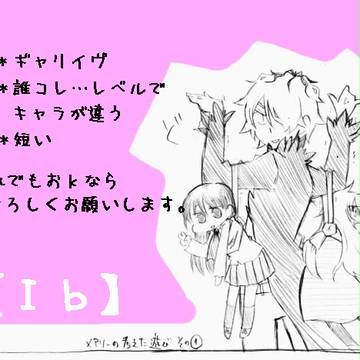 【Ib】ギャリイヴの短い漫画