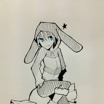 セルフィ、描かせていただきました