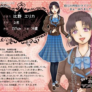 【PKOY】比野エリカ【キャラシ】
