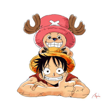 ONEPIECE　ルフィ×チョッパー