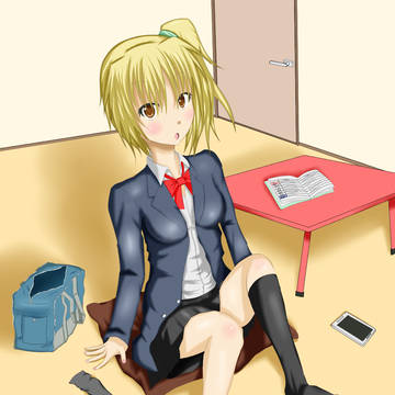 絵の練習中